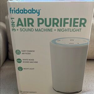 Fridababy 3-in-1 Air Purifier + Sound Machine + Nightlight - BRAND NEW IN BOX
